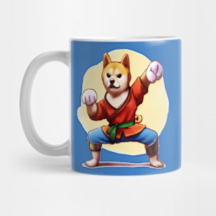 Kung Fu Shiba Inu Mug